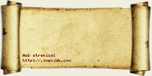 Jagodinka Radoš vizit kartica